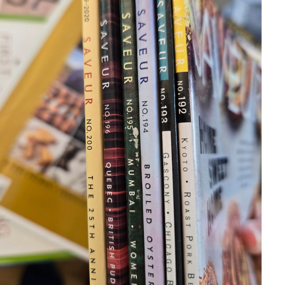 Saveur‎ Magazine Lot 6 Issues 2018-2019 25th Anniversary Global Baking - Picture 8 of 8
